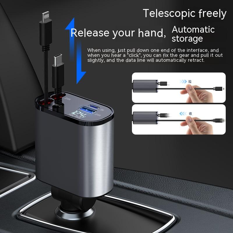 Fast 4-Port USB Car Charger