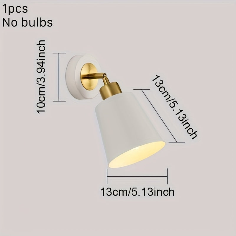 Contemporary Silver Wall Lamp | Dimmable Home Sconce Light