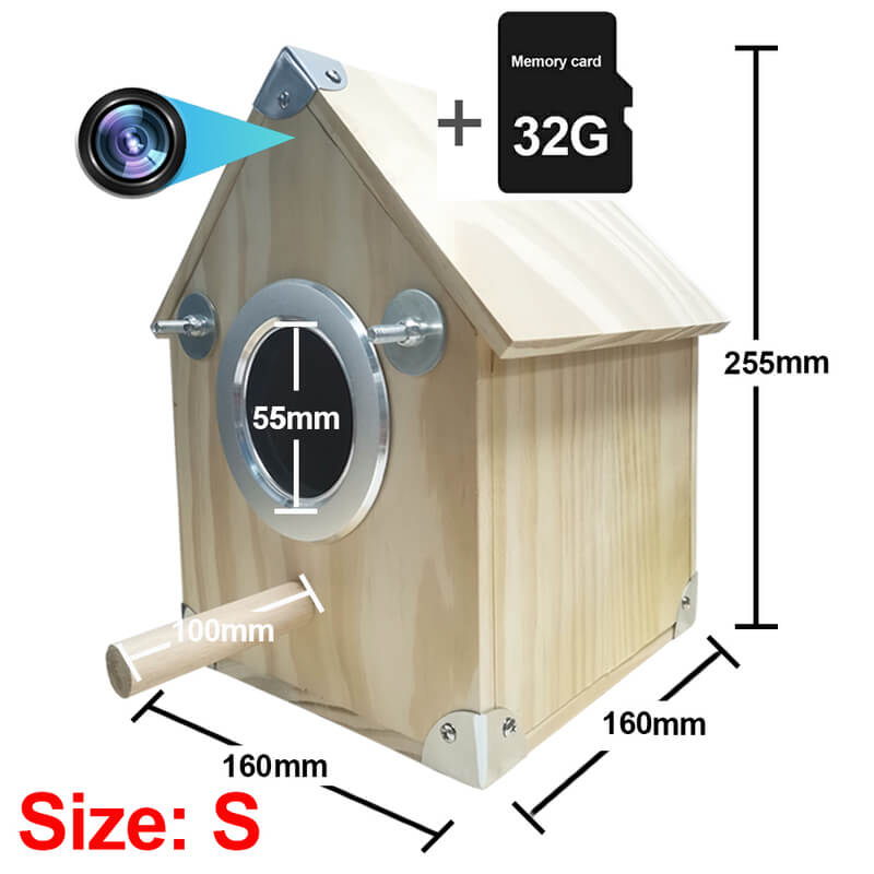 Wildlife Birdhouse Camera Feeder with Night Vision