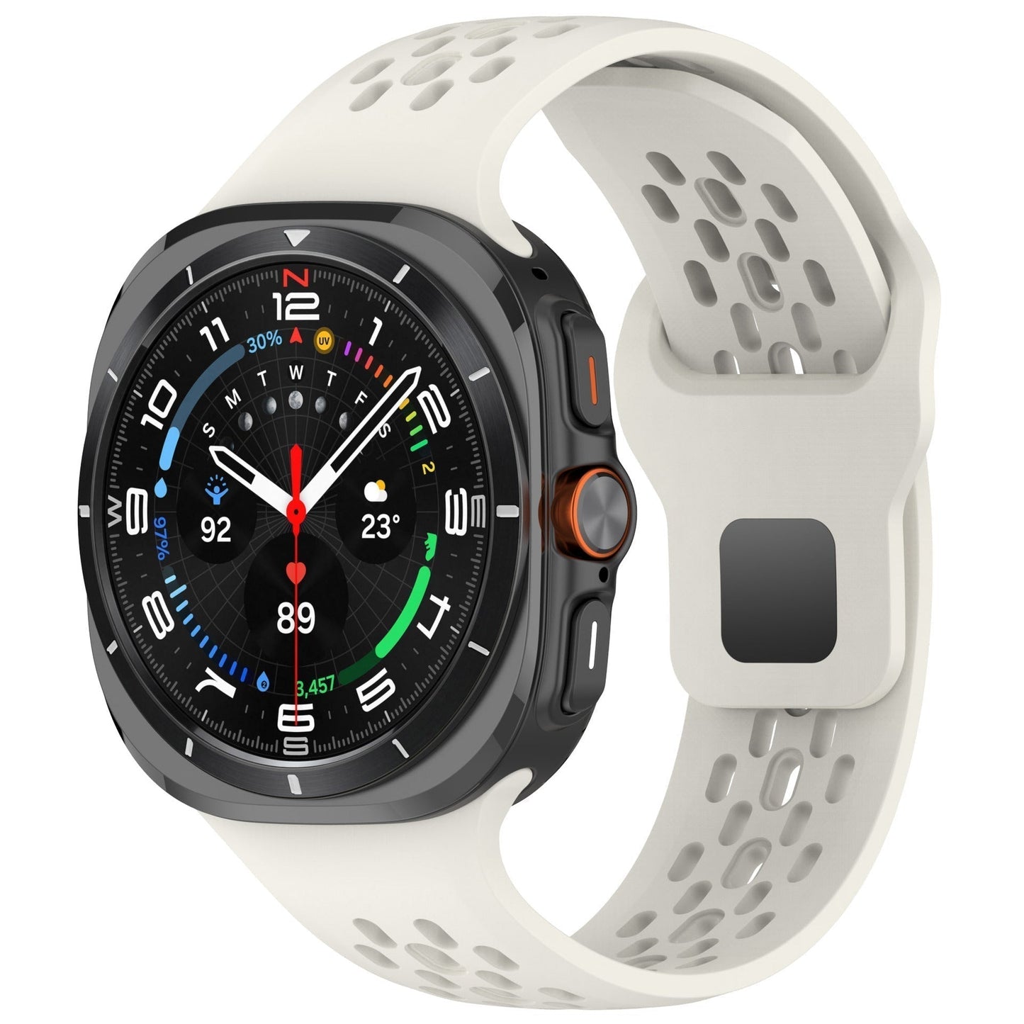 Comfortable Soft Silicone Band For Galaxy Watch 7 Ultra 47mm