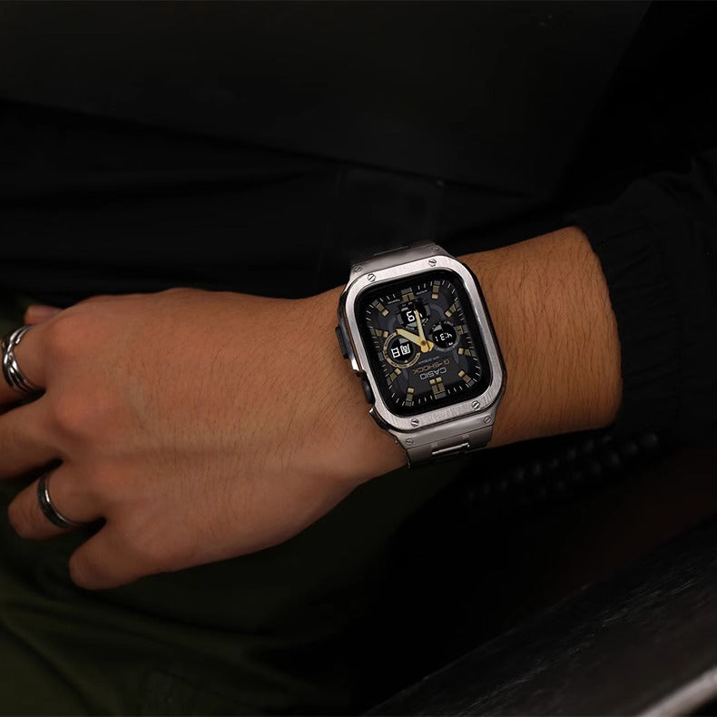 Silver Metal Strap for Apple Watch