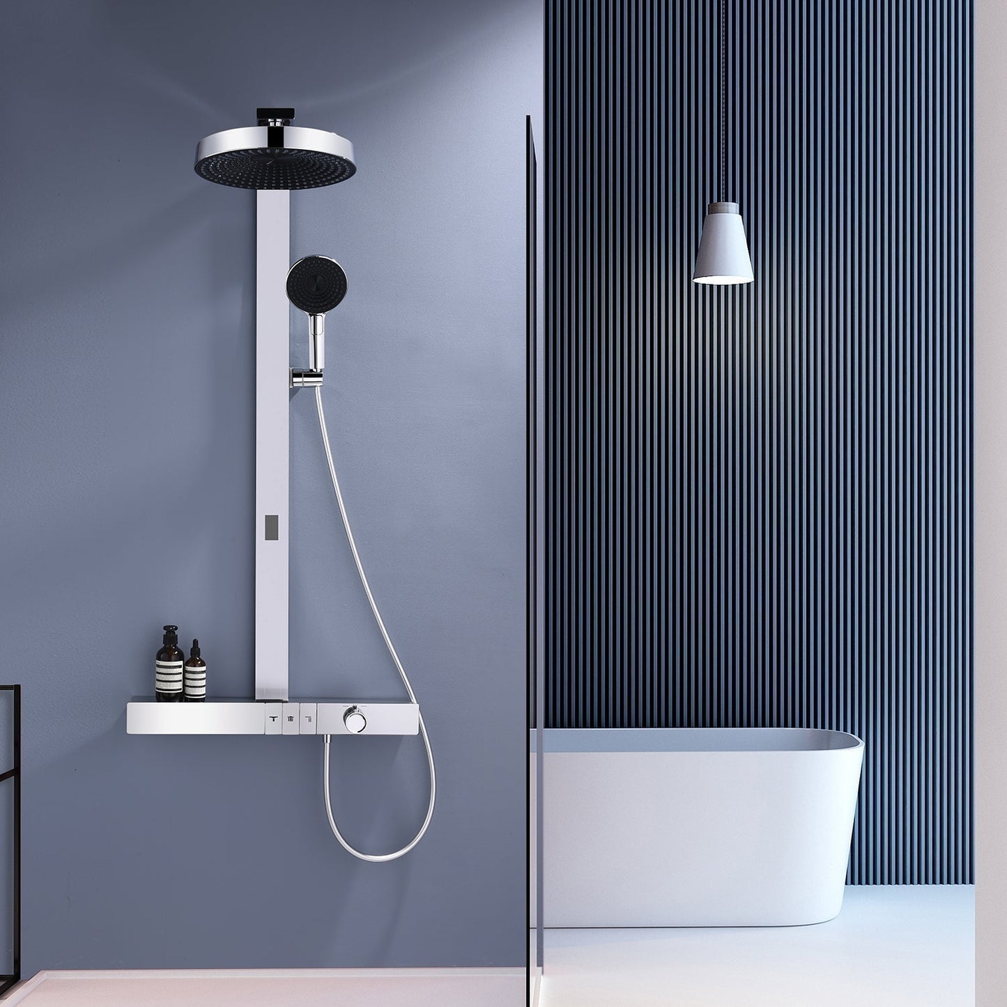 Luxury Shower System with Rain Showerhead