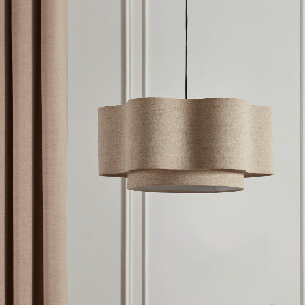 Bright Double Layer Ceiling Lamp with Warm Soft Light