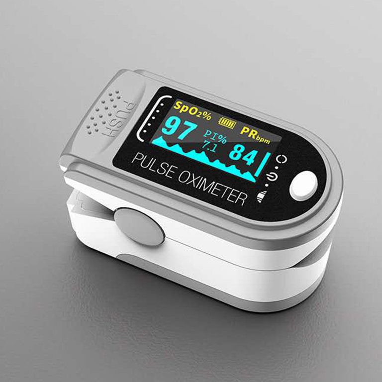 Compact Finger Pulse Oximeter with OLED Screen