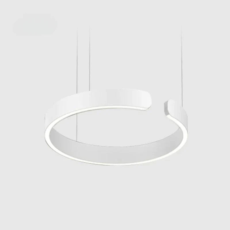 Modern Round Metal LED Pendant Light Fixture