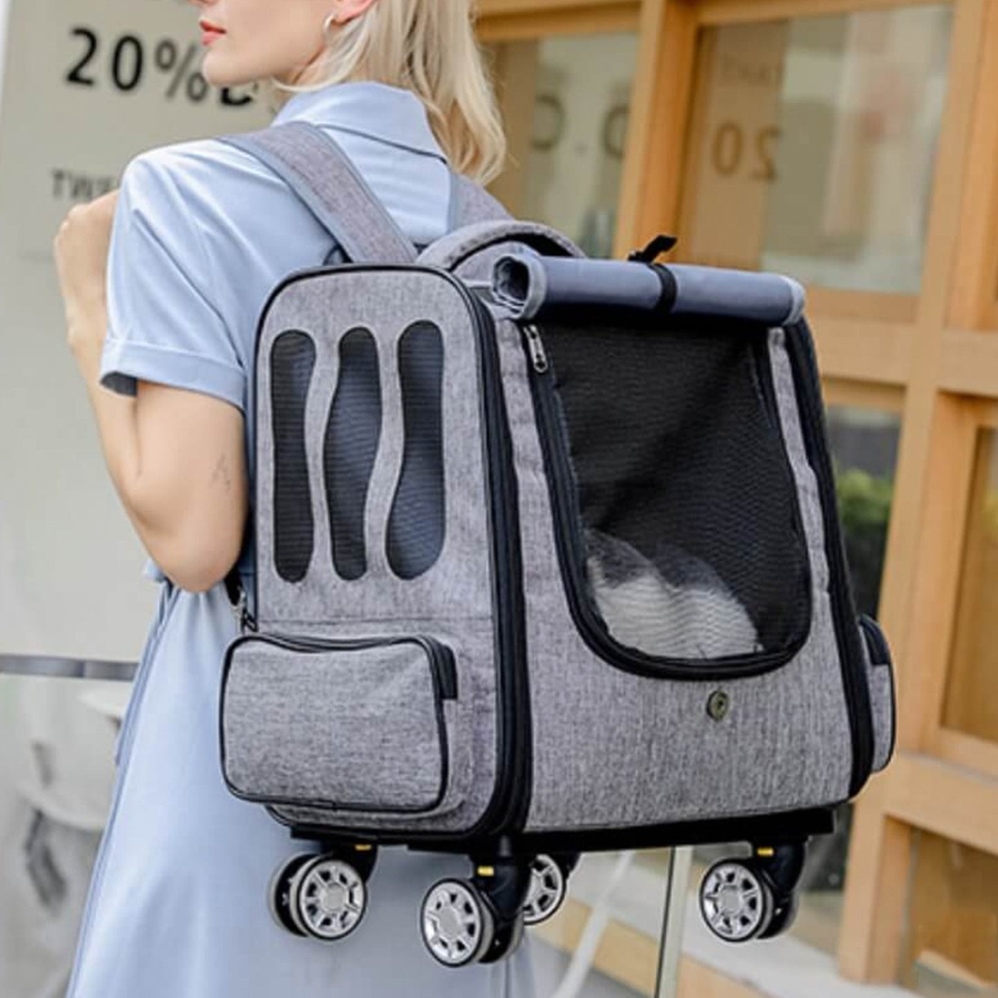 Portable Pet Travel Bag - Lightweight and Compact