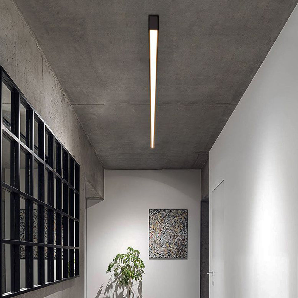 Sleek Black LED Wall Ceiling Light Fixture