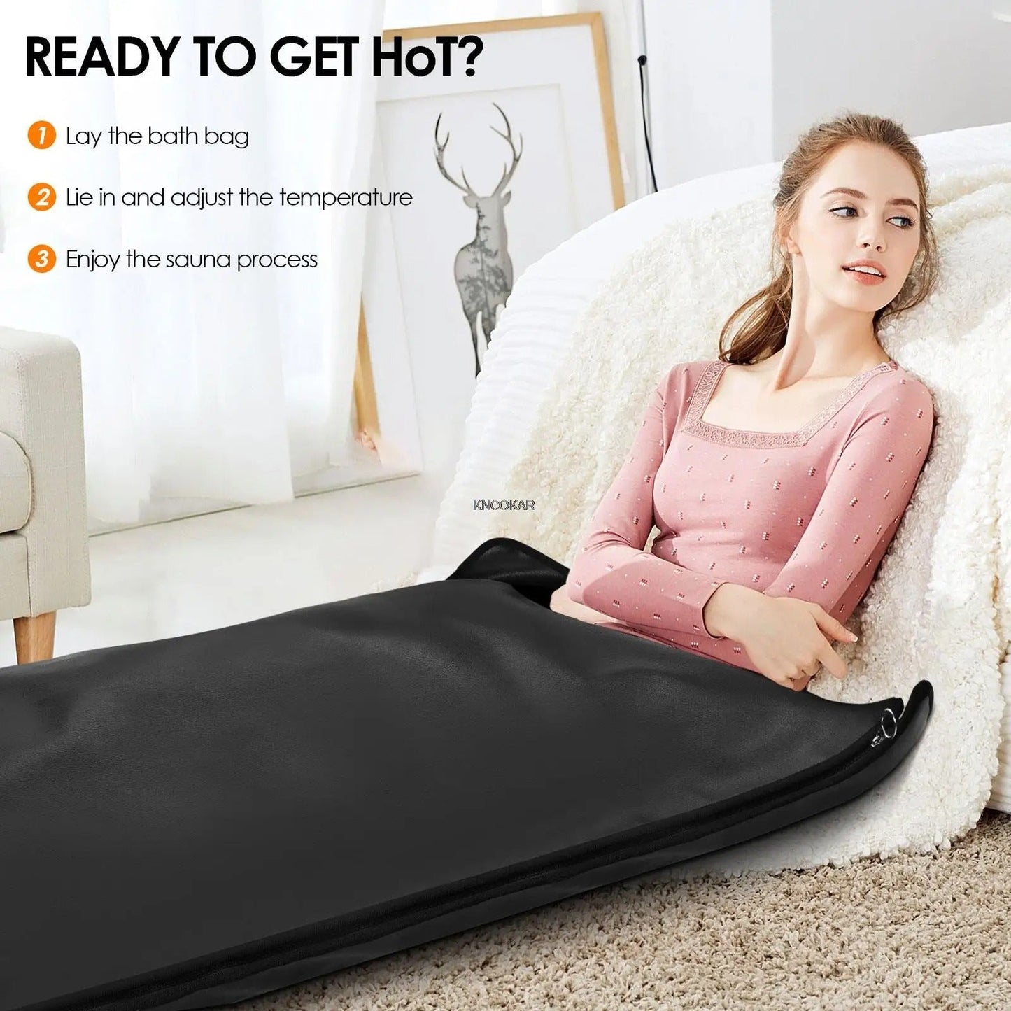 Portable Infrared Sauna Detox Blanket for Relaxation