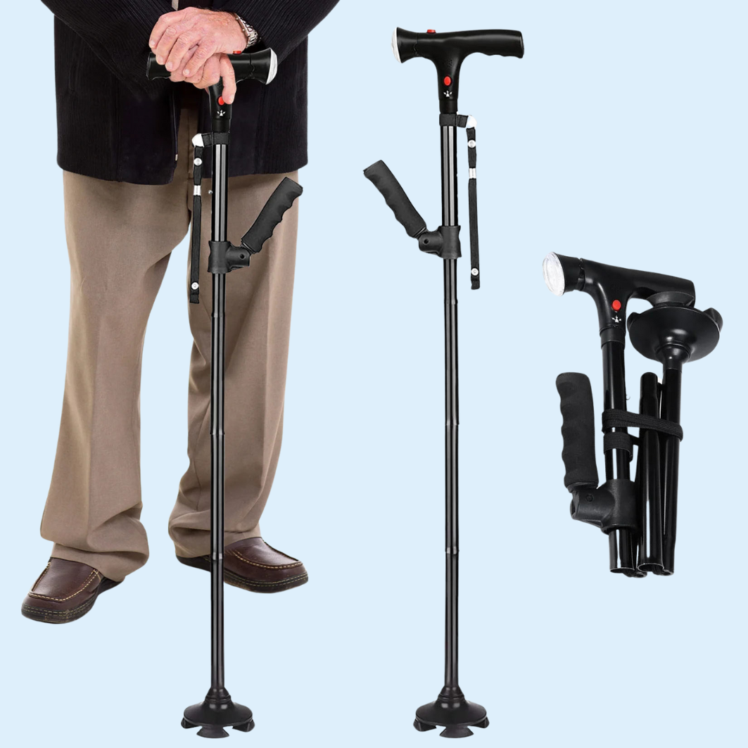 Comfort Grip Walking Cane | Lightweight Senior Support