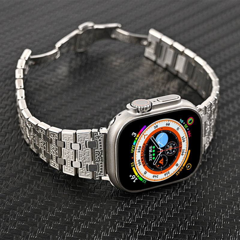 Stainless Steel Double Link Watch Band