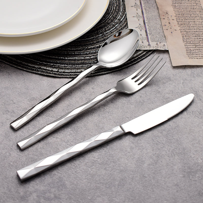Svelte Silver Luxury Cutlery Set-6