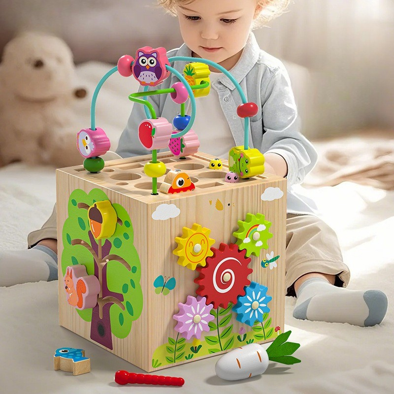 Fun 8-in-1 Learning Toy Cube for Kids