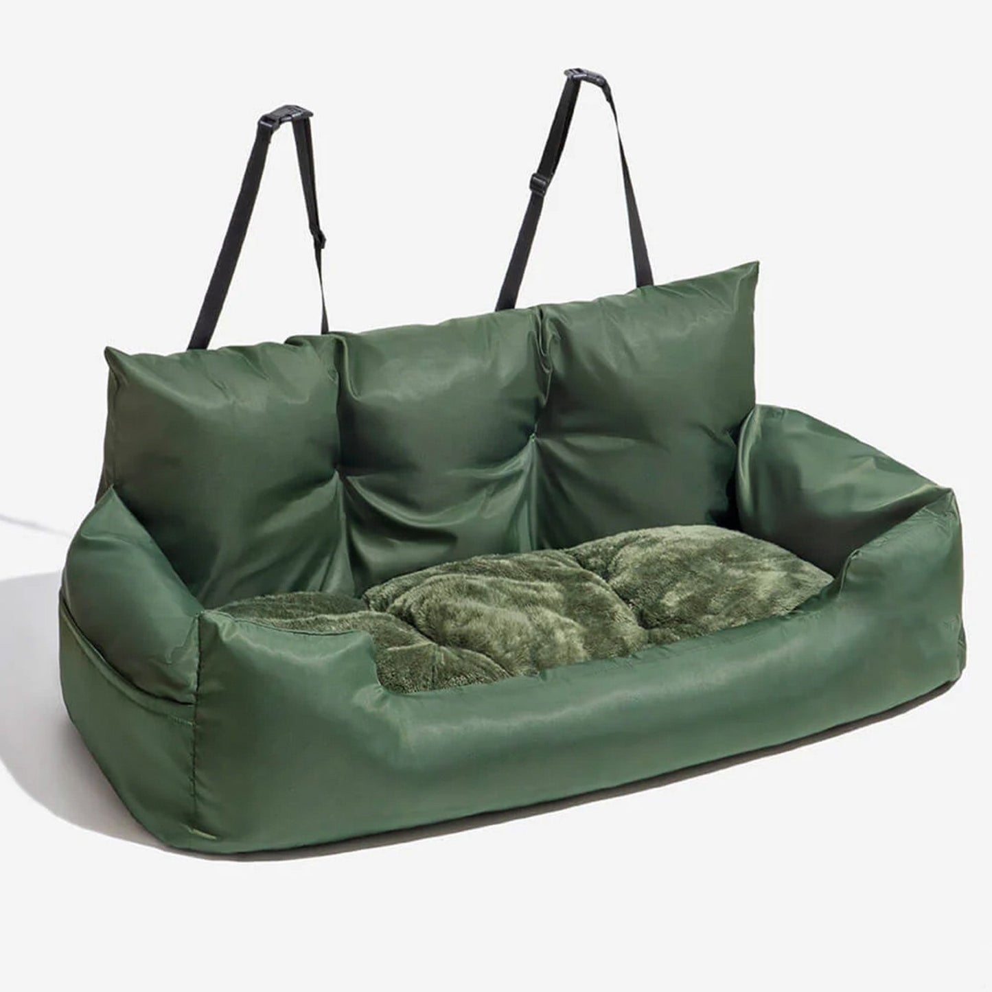 Durable Pet Car Booster Seat - Safe and Cozy