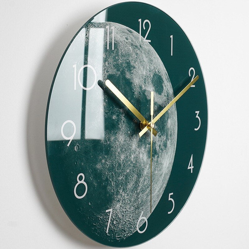 Stylish Glass Wall Clock – Contemporary and Sleek