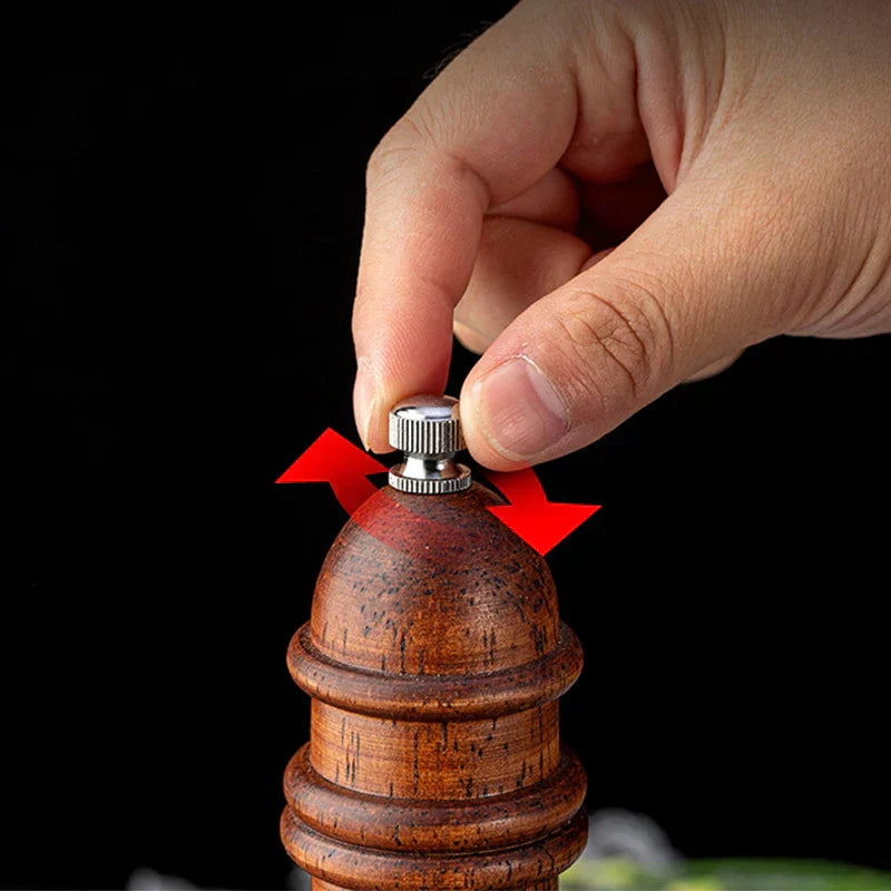 Natural Wood Salt Pepper Grinders