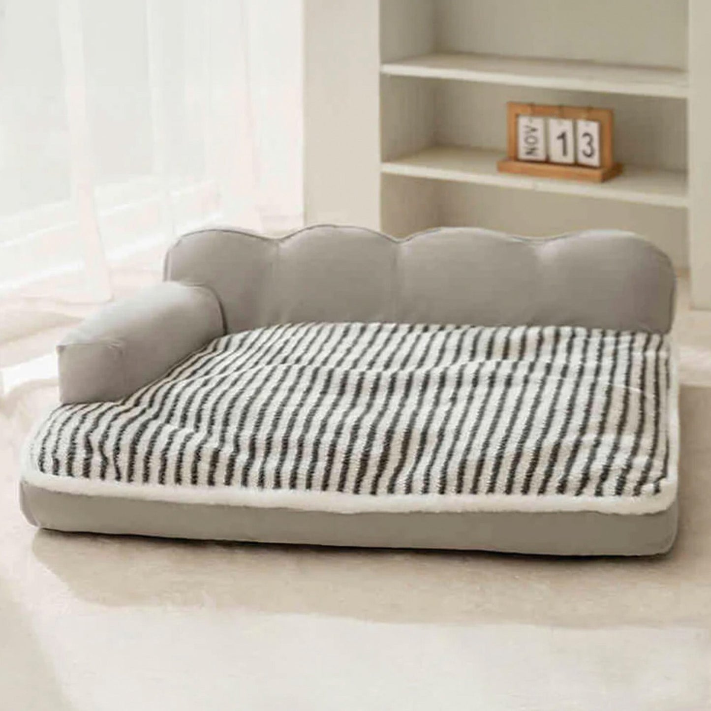 Pet Sofa Bed Large Plush Washable Dog Mattress