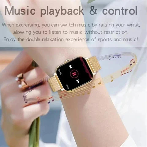 Smart Touch Screen Watch with Bluetooth Connectivity
