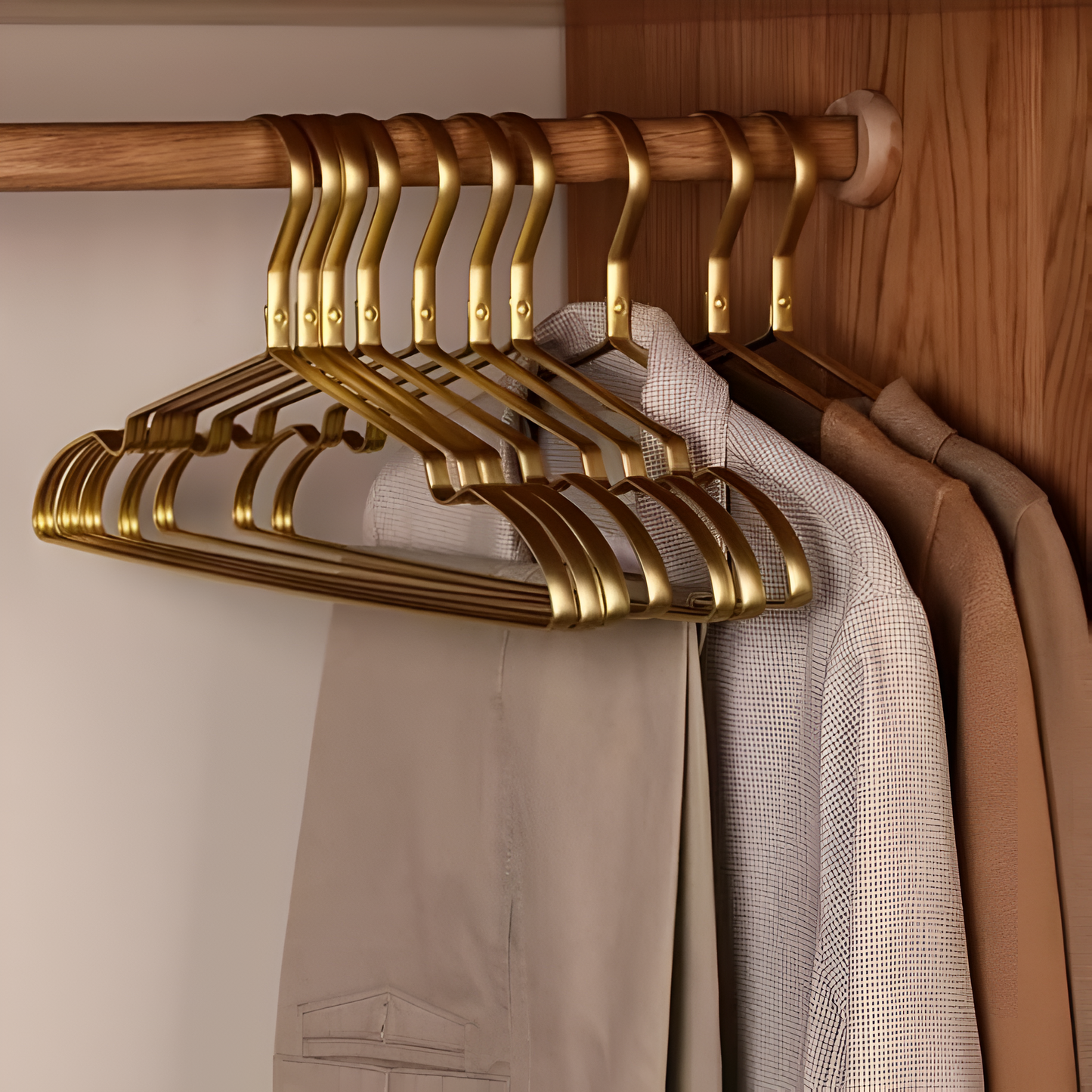 Premium Slim Velvet Hangers For Closet Space Saving Organization