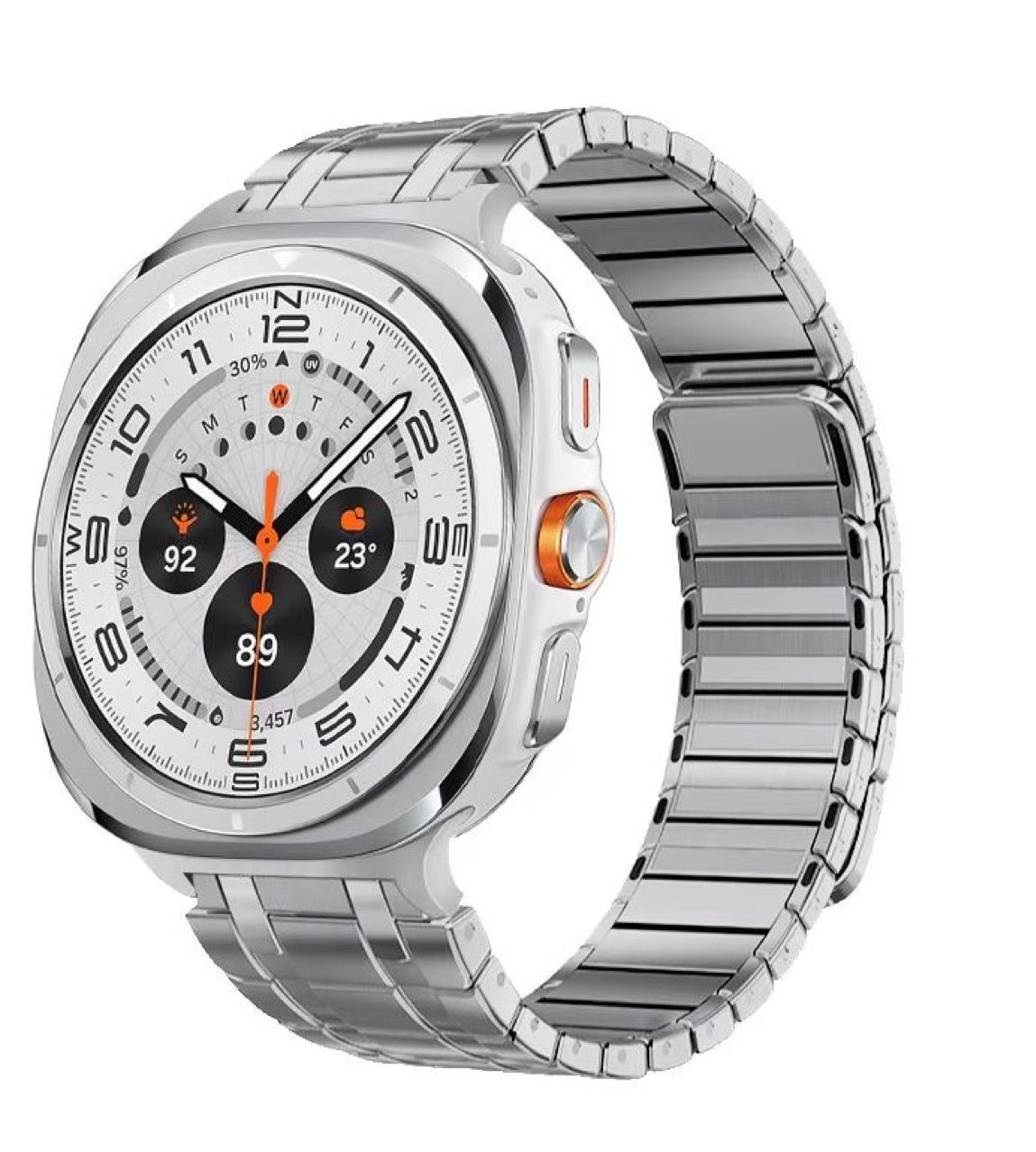 Durable Metal Magnetic Band For Samsung Watch 7 Ultra