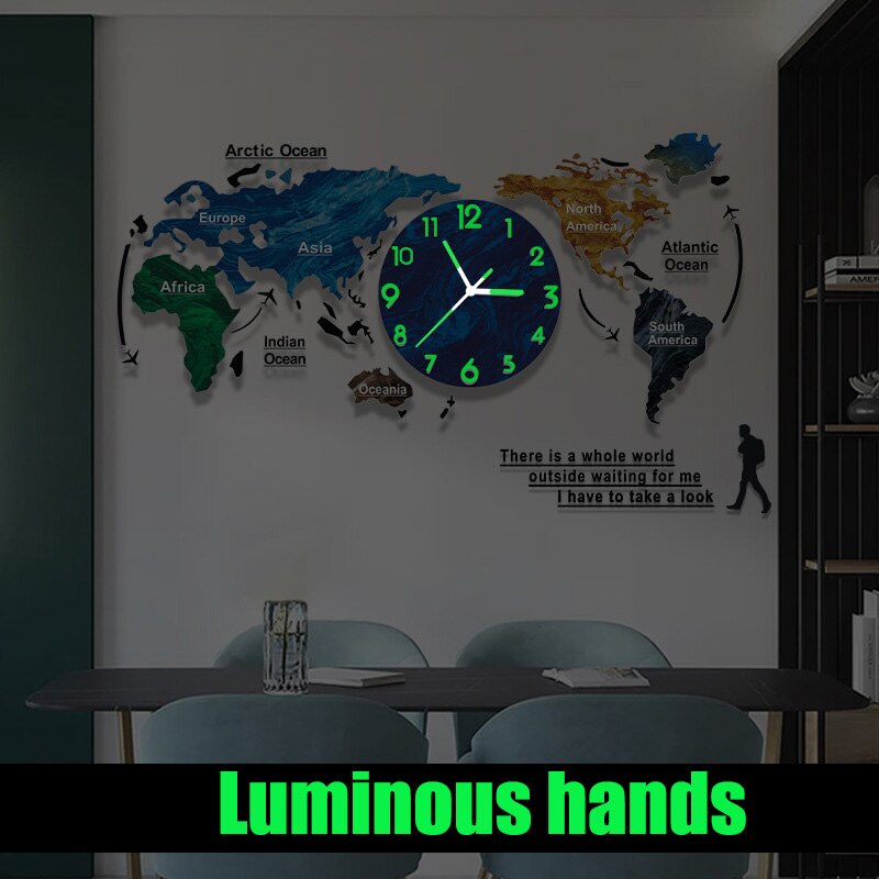 AcrylicArt | Stylish Modern 3D DIY Wall Clock Decor 8