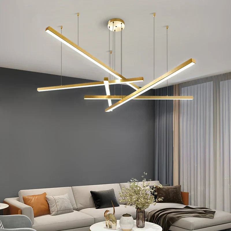 Elegant Hanging Crystal Chandelier