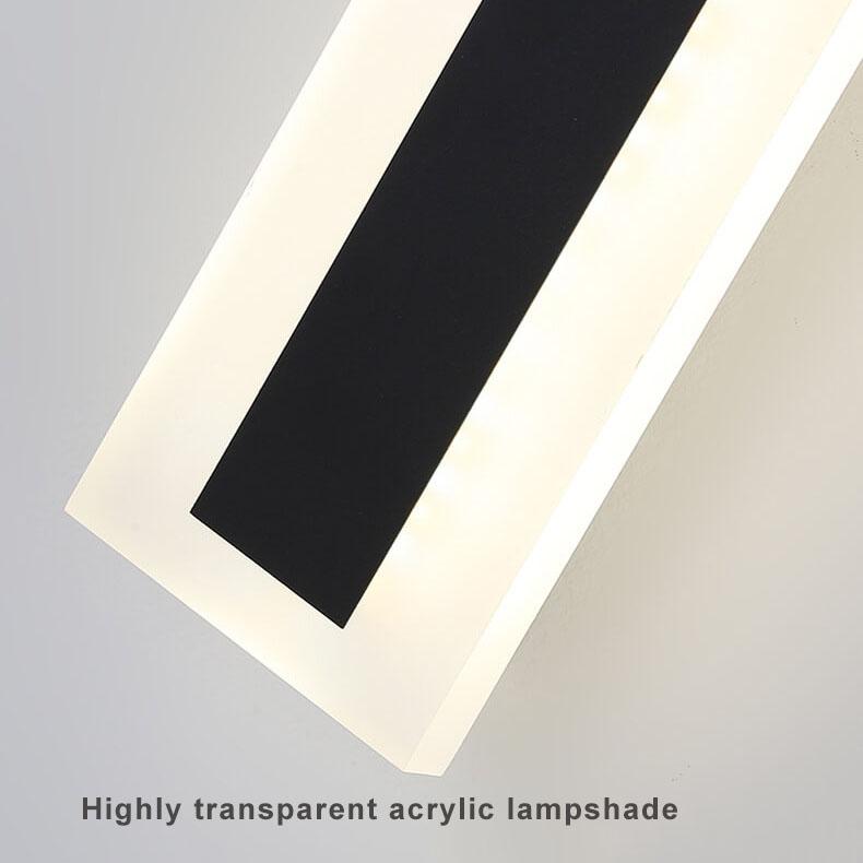 Slim Modern Outdoor LED Wall Lamp