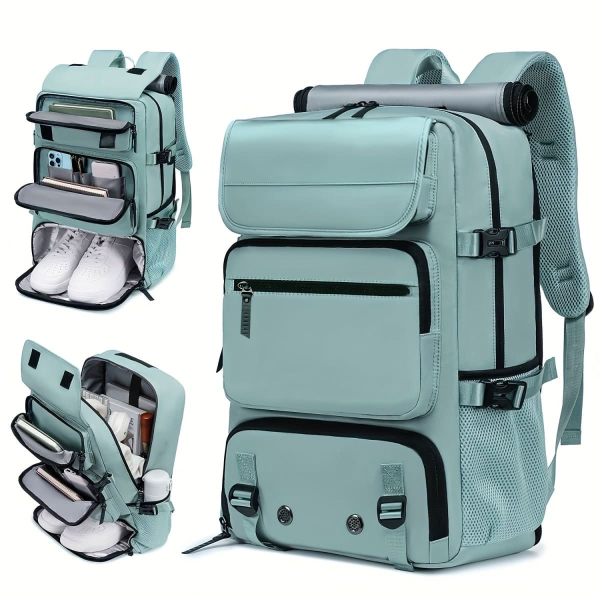 AquaGuard | Versatile Waterproof Travel Backpack with USB Charging Port 16