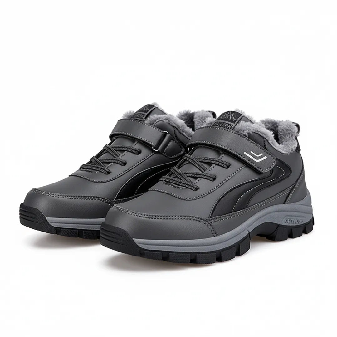 AquaStride | Comfortable Waterproof Men's Walking Shoes with Velcro 9
