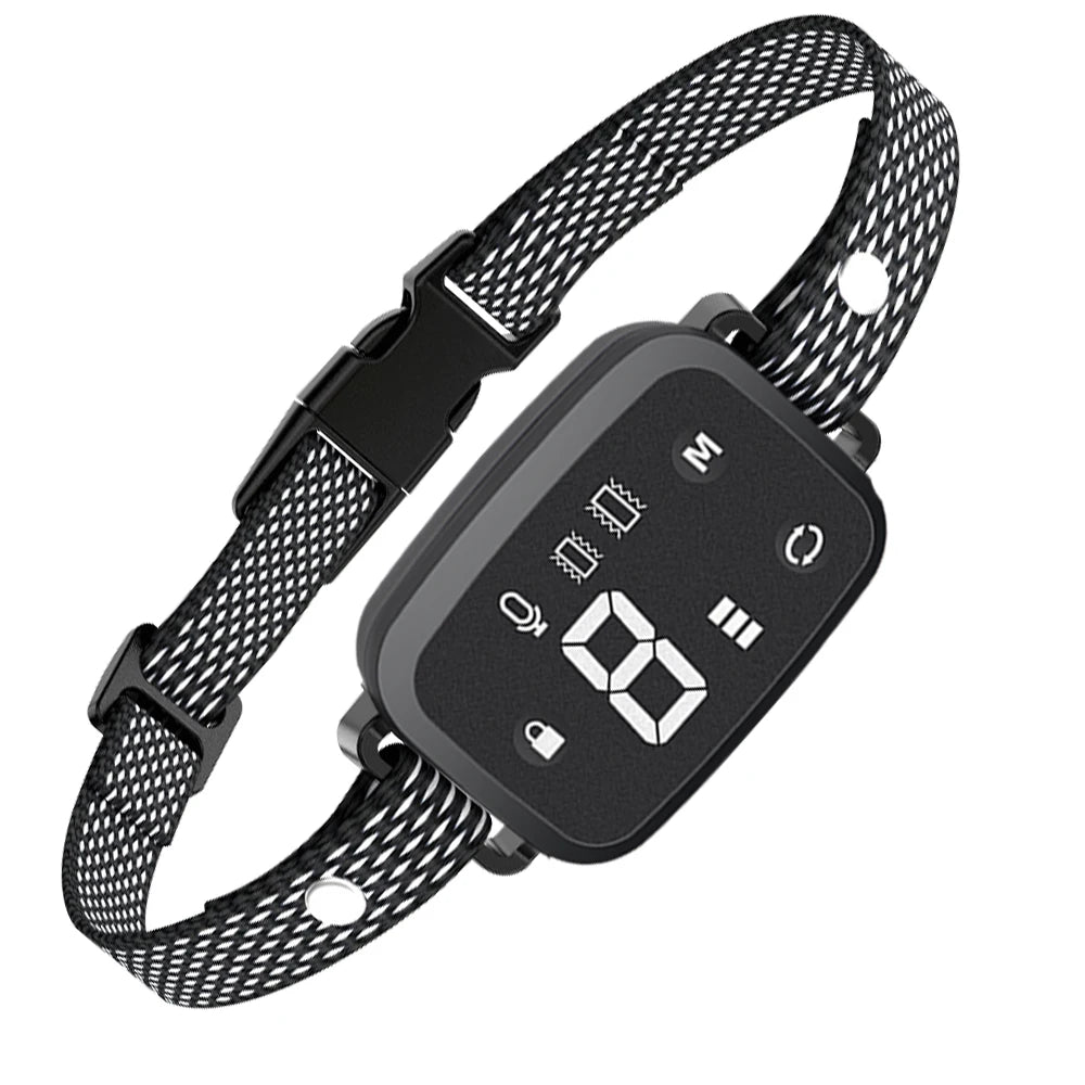 Automatic Anti-Bark Collar with Ultrasonic Sound and Vibration – Rechargeable and Waterproof Training Aid 1