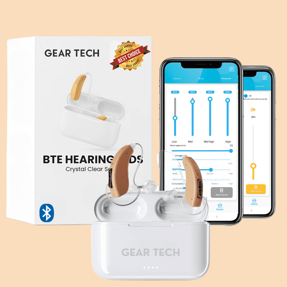 Rechargeable Wireless Noise Cancelling Hearing Amplifier