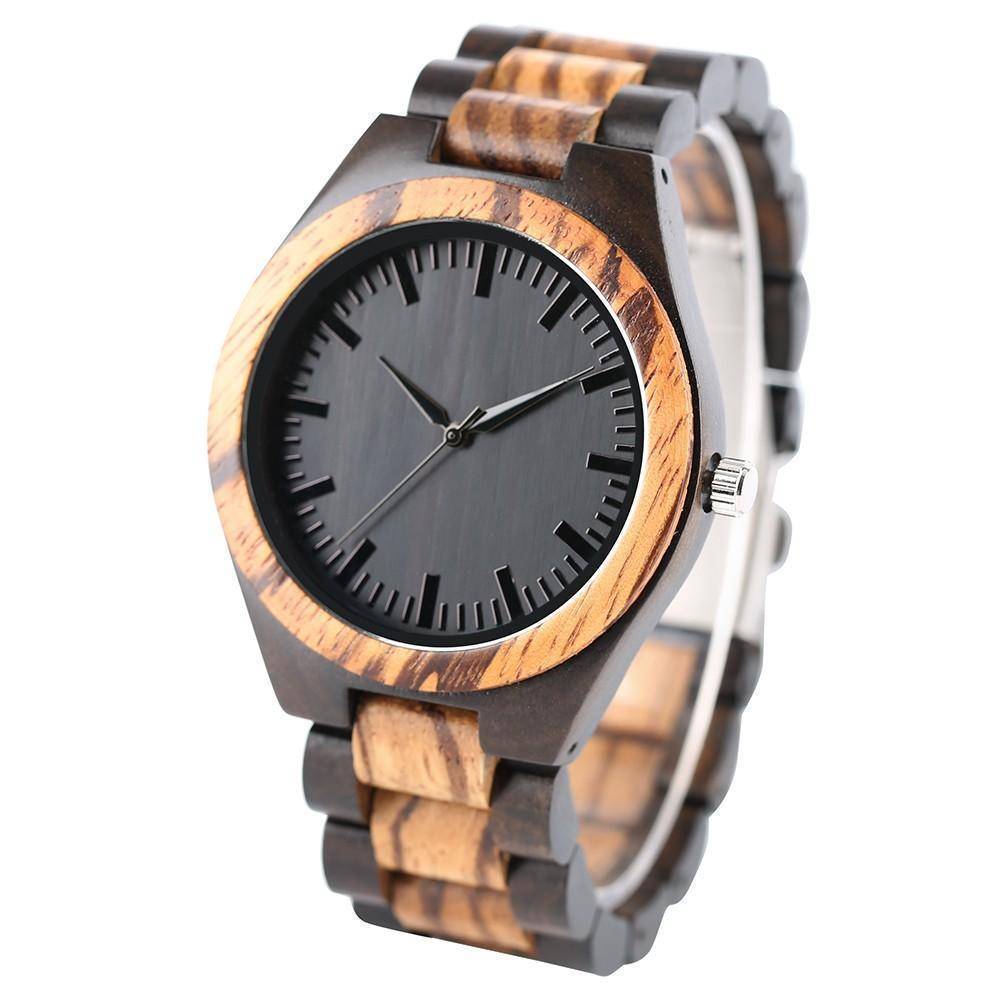 BambooCraft | Elegant Eco-Friendly Wooden Wrist Watch for Men 3