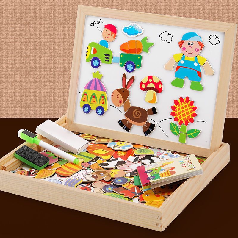 BeechCreative | Versatile Eco-Friendly 2-in-1 Magnetic Chalkboard for Kids 7