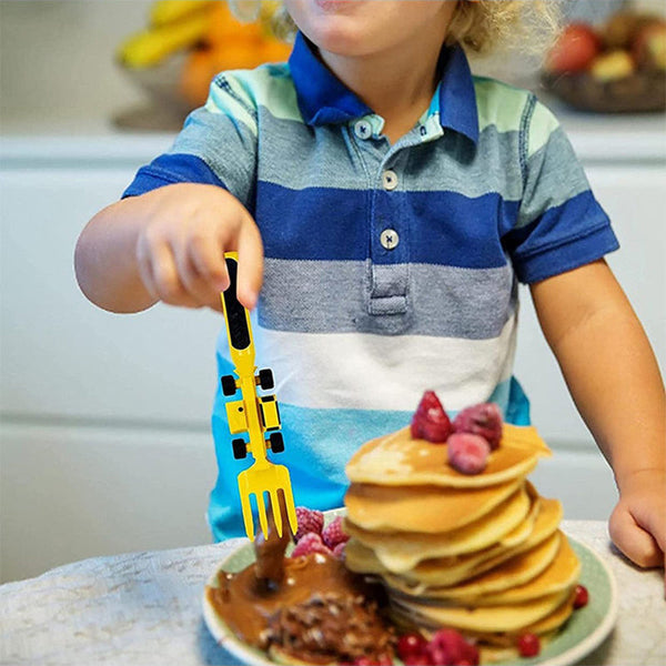 Bulldozer Children's Cutlery Set - ConstructoFork 8