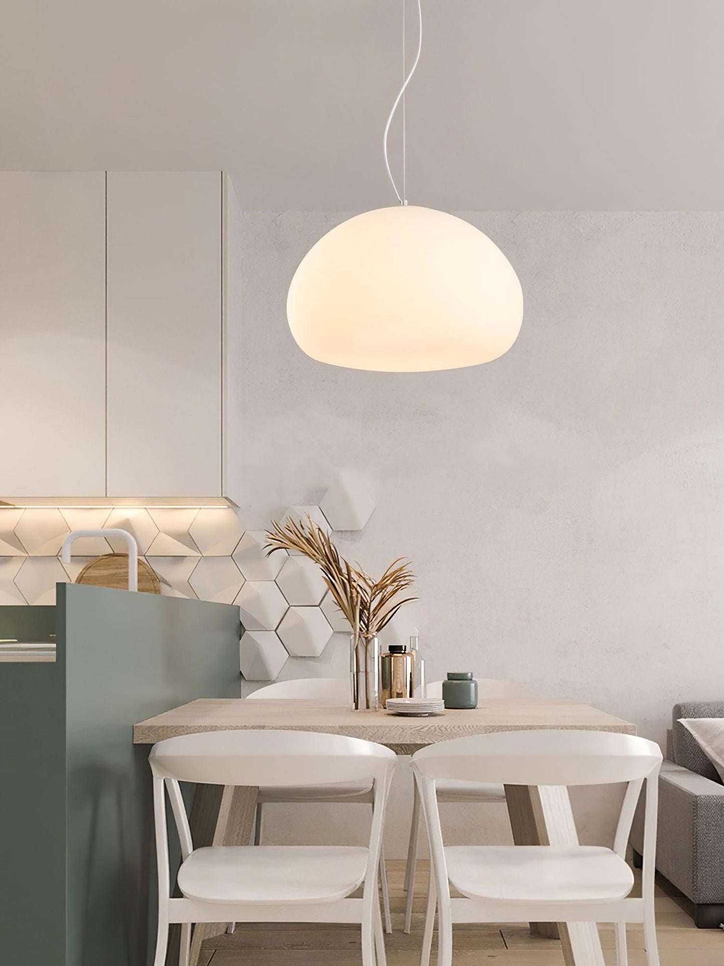 Stylish Round Glass Hanging Light