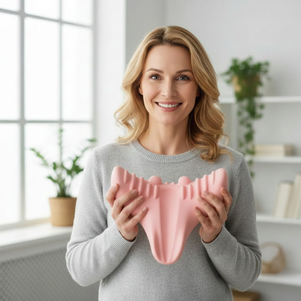 Comfortable Contoured Foam Neck Support Pillow