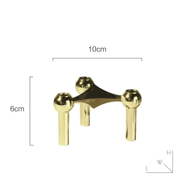 Contemporary Adjustable Metal Tea Light Holder