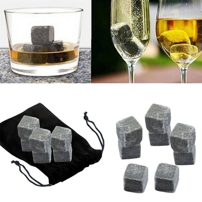ChillStone | Elegant Premium Soapstone Whiskey Stones Set for Perfect Cooling 6