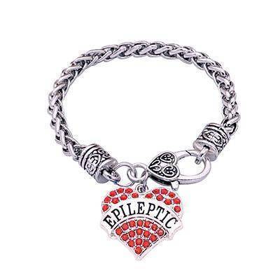 CrystalHeart | Elegant Stylish Medical Alert Bracelet for Women 3