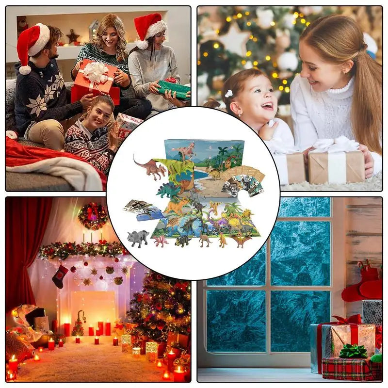 DinoDelight | Colorful Dinosaur-Themed Advent Calendar for Kids with Daily Surprises 3