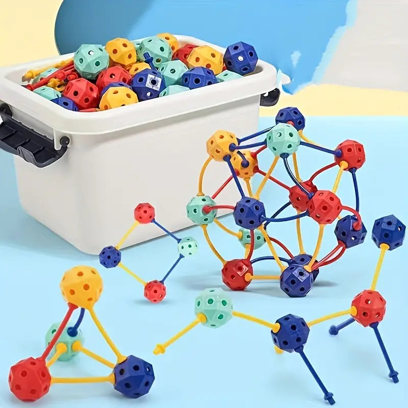 Fun 3D Building Blocks Set for Kids Soft and Safe - Lusomart