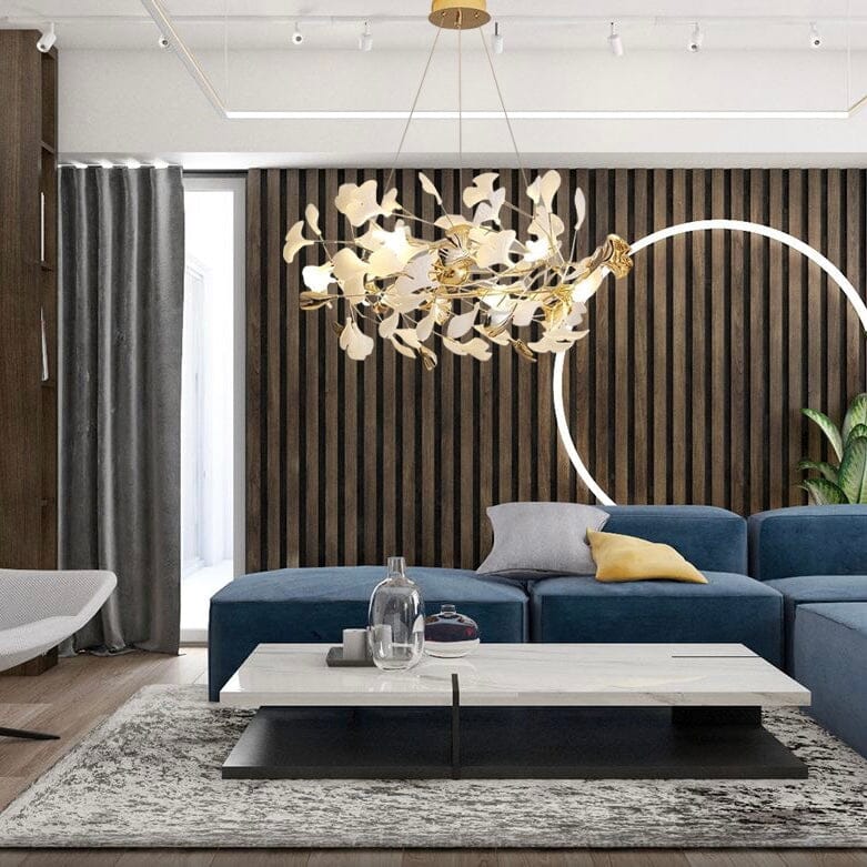 Elegant Floral Pendant Light With Soft Glass Shade