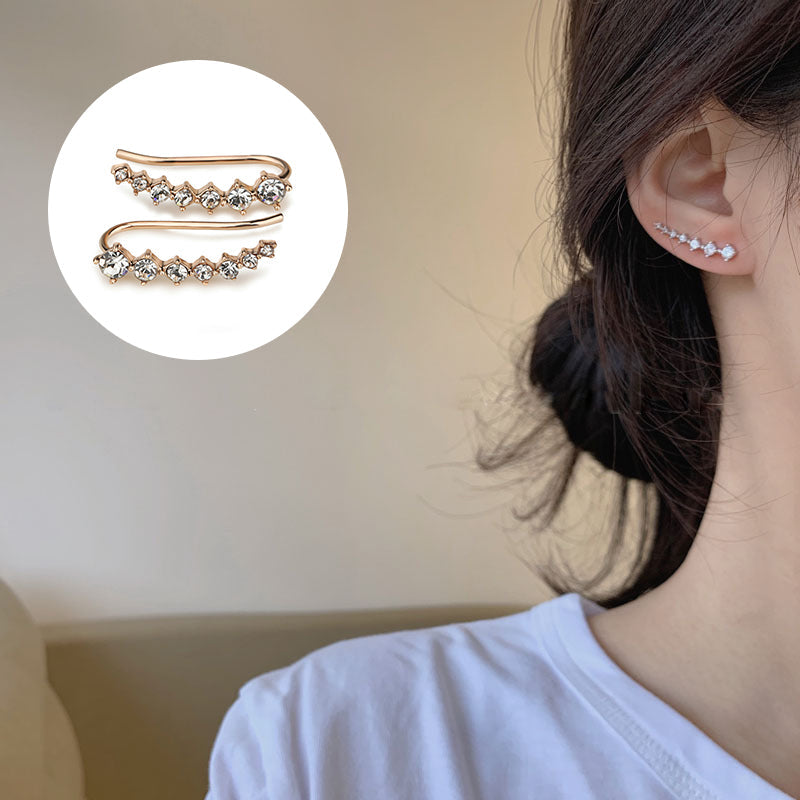 Sparkling Diamond Stud Earrings