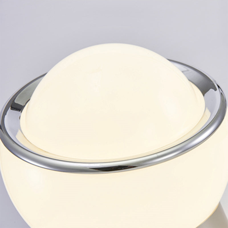 Simple Clear Globe Nightstand Lamp