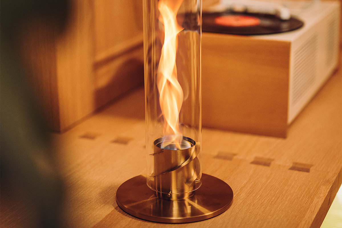 Portable Metal Flame Outdoor Fire Pit Table