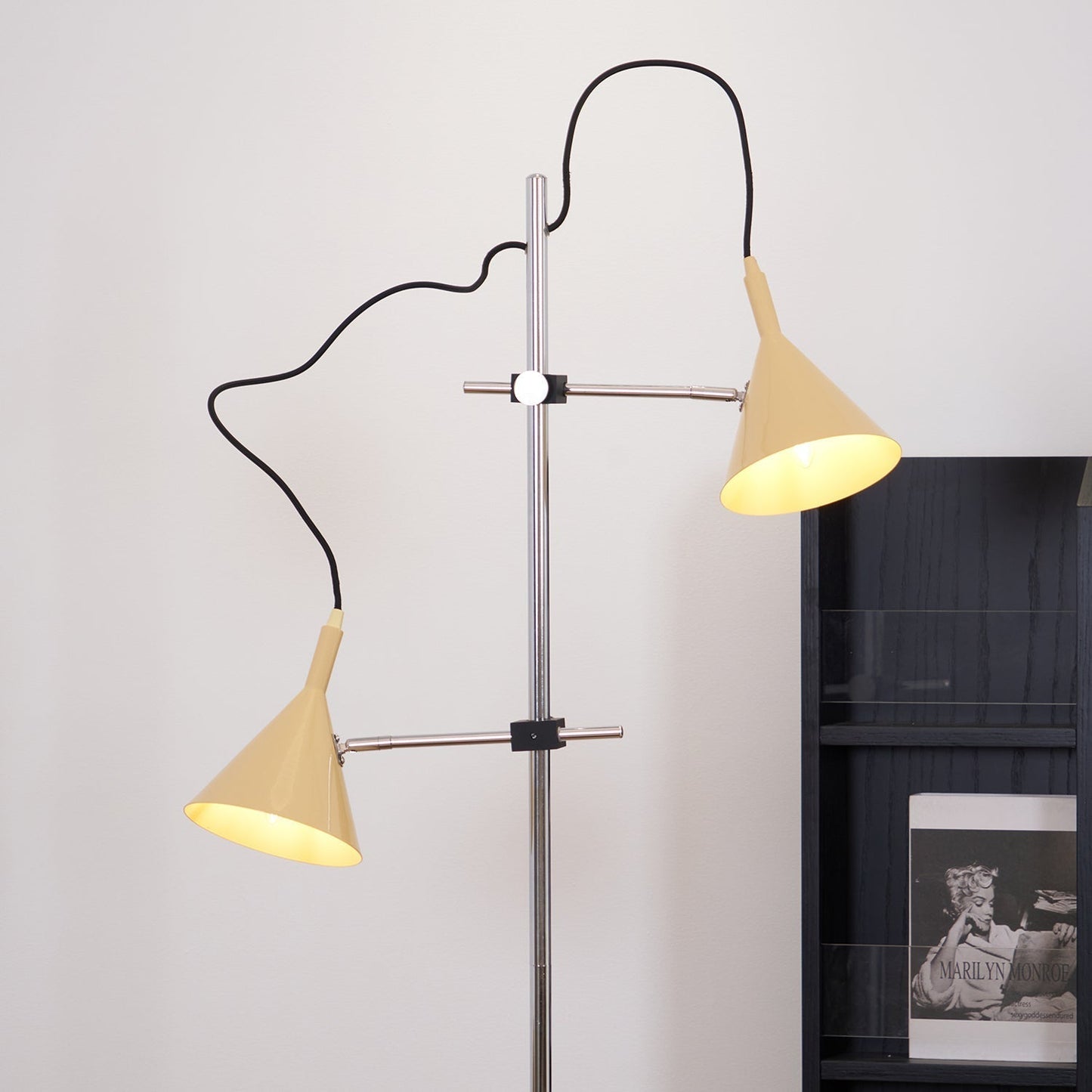 Floralis | Elegant Adjustable Metal Floor Lamp with Warm Light 7