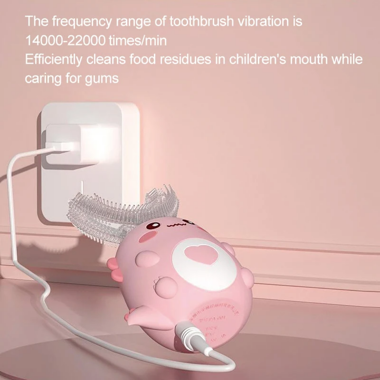 Baby Gentle U-Shaped Electric Toothbrush With Battery
