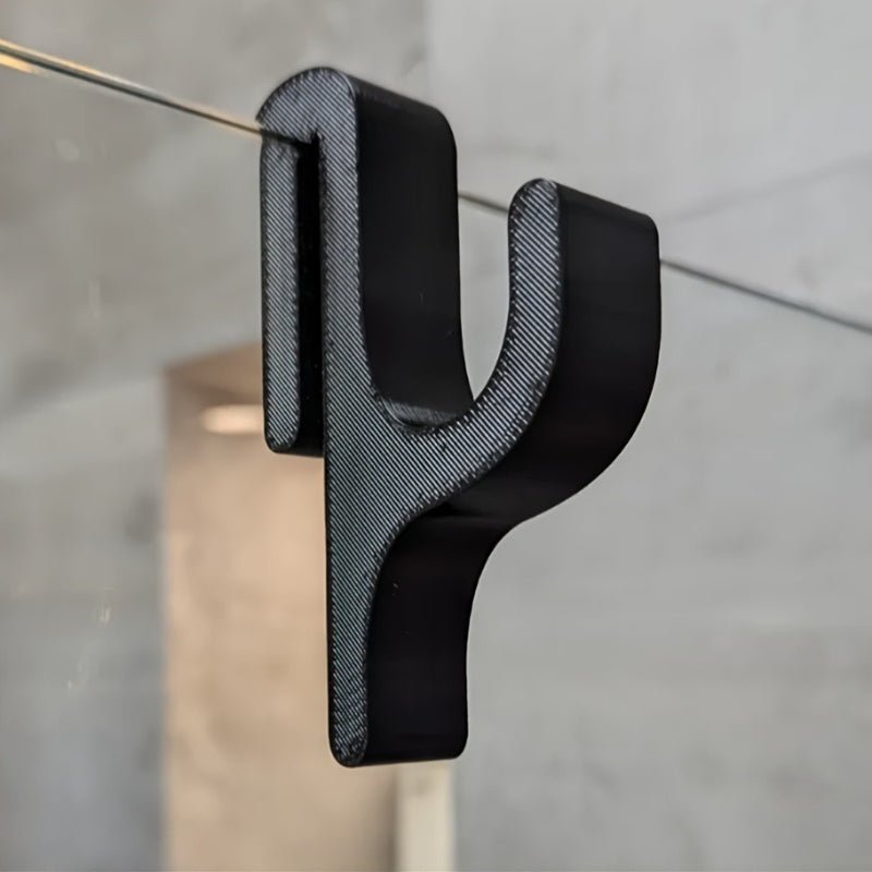 Glasstique | Elegant Durable Glass Shower Hooks for Curtains and Towels 8