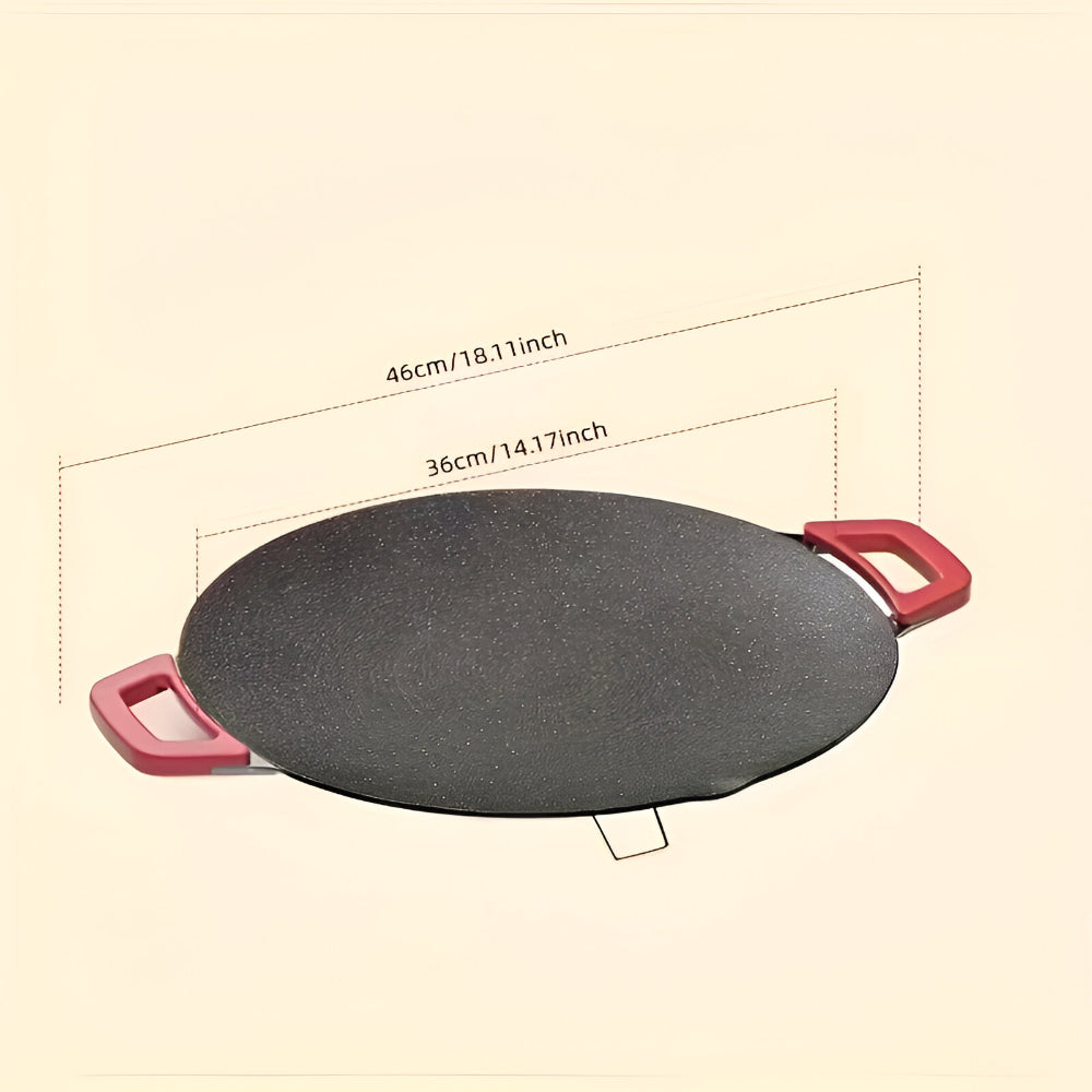 Non Stick Indoor Grill Cast Iron Cooking Pan