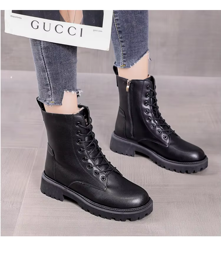 Waterproof Insulated Snow Boots With Grip Sole For Women