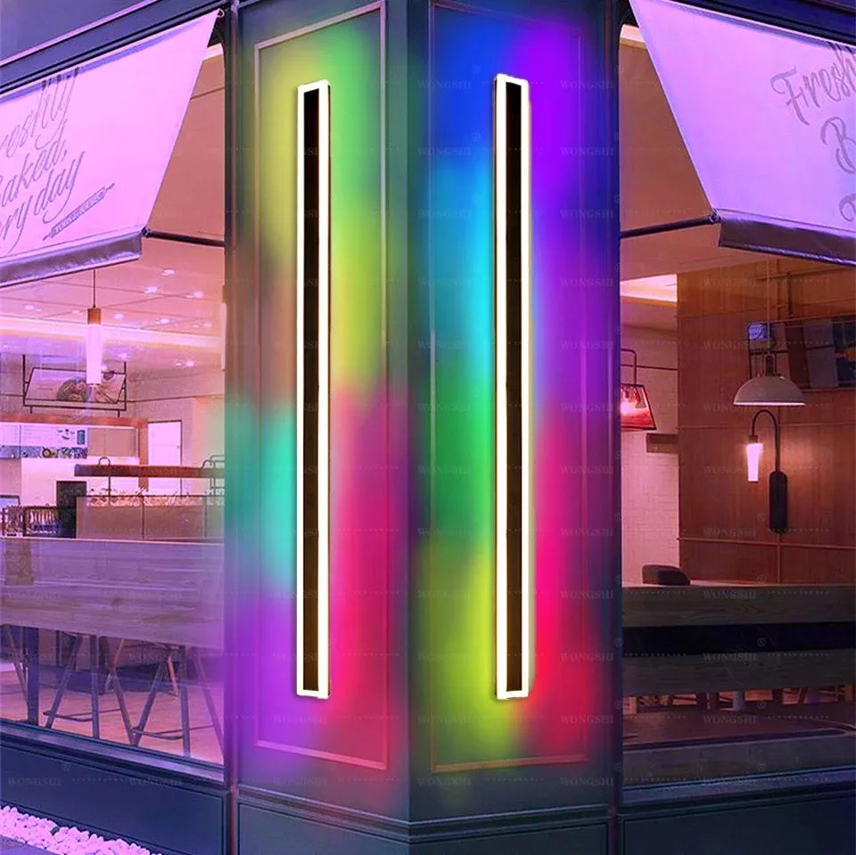 Colorful LED Outdoor Indoor Wall Lamp
